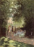 Claude Monet Monceau Park oil